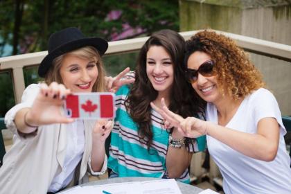 happy student Canada homesickness