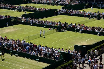 Crowds at Wimbledon